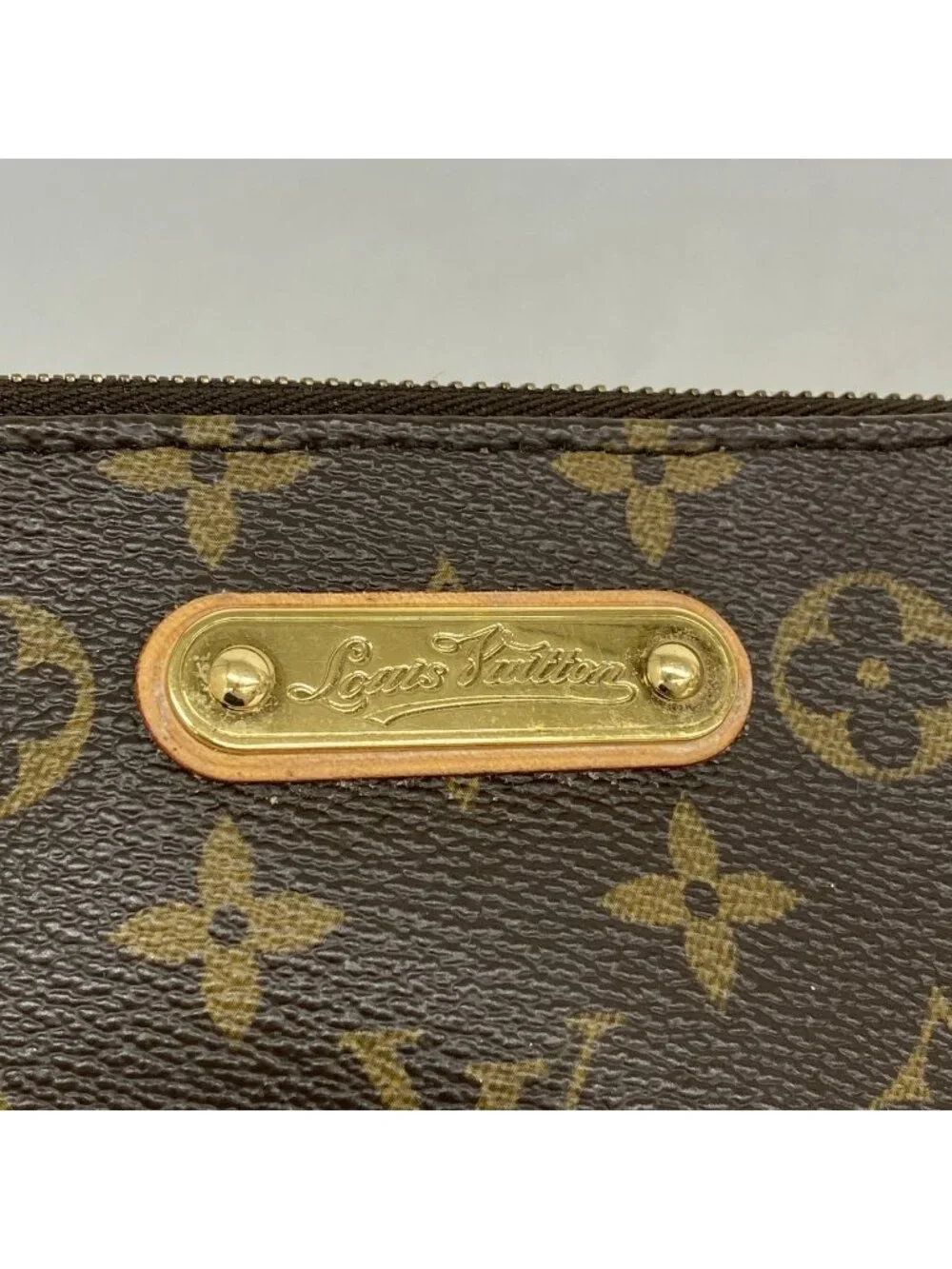 Louis Vuitton Pouch Monogram Pochette Mila MM Brown